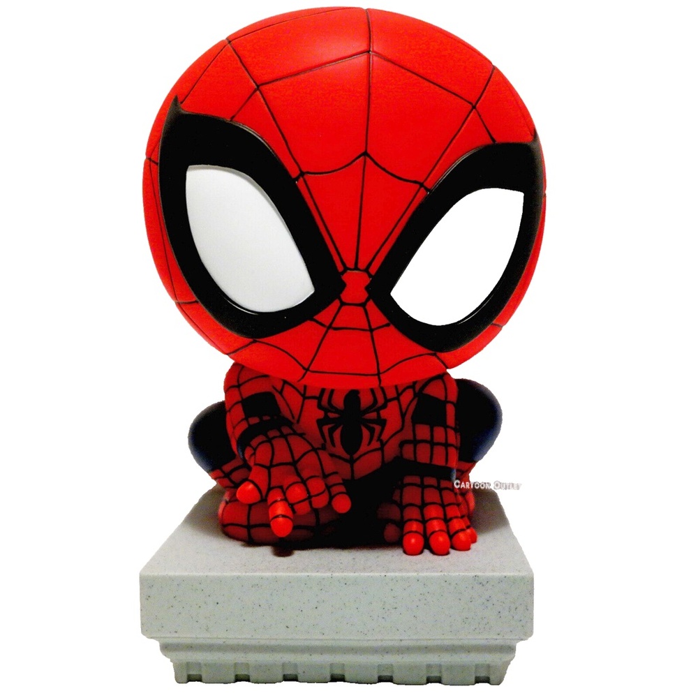 Marvel Spider Man Crouching Figural Coin Bank